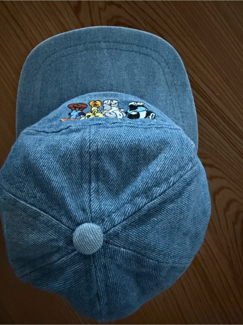 Vintage 1997 Baby Looney Tunes Warner Bros Blue Jean Cap Toddler Size